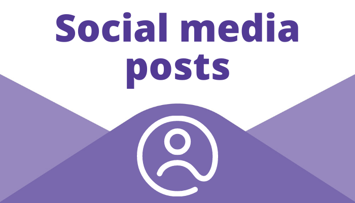 Social media posts