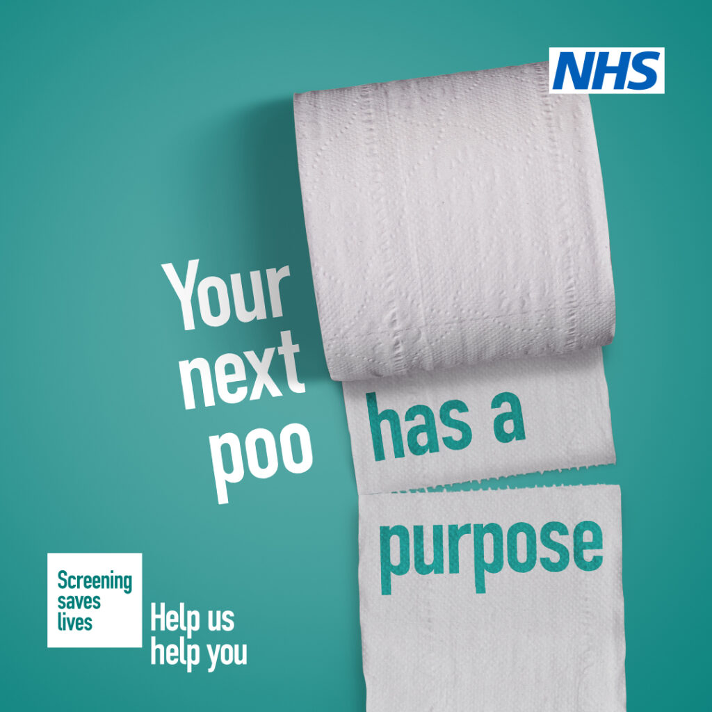 NHS bowel cancer screening saves lives. 