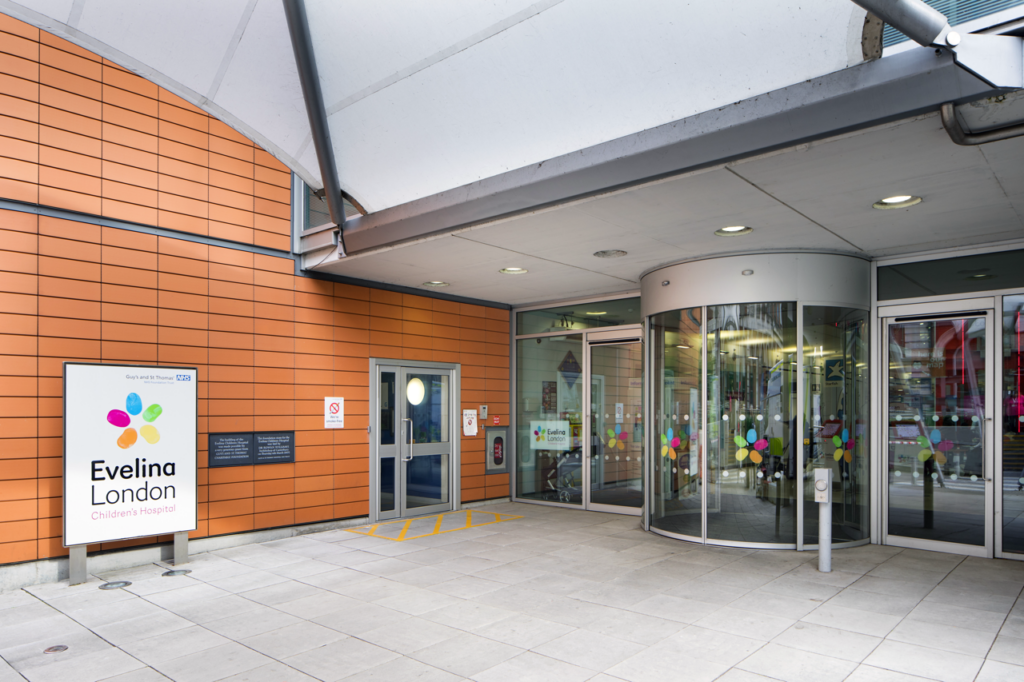 Evelina London Childrens Hospital main entrance