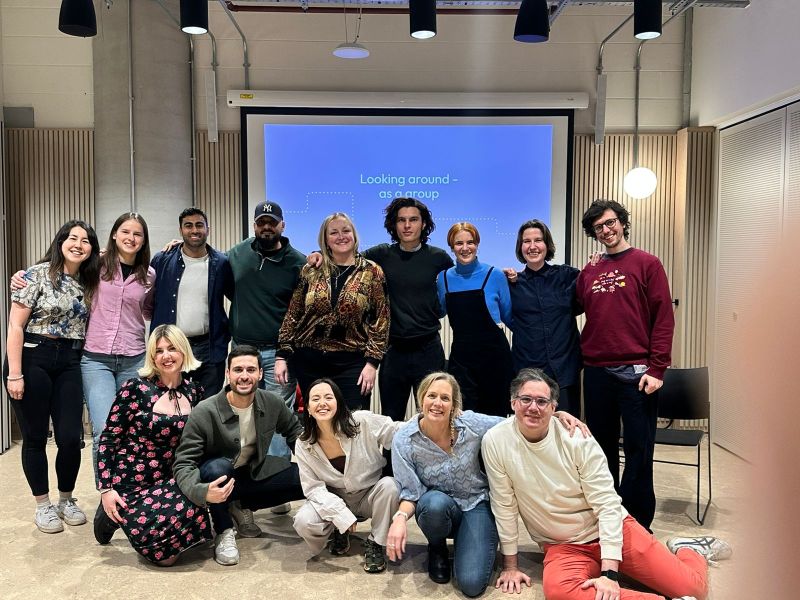 Group of people who took part in the On Purpose programme